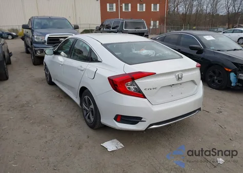 2020 Honda Civic Lx из США, поврежденный, VIN 19XFC2F6XLE010085
